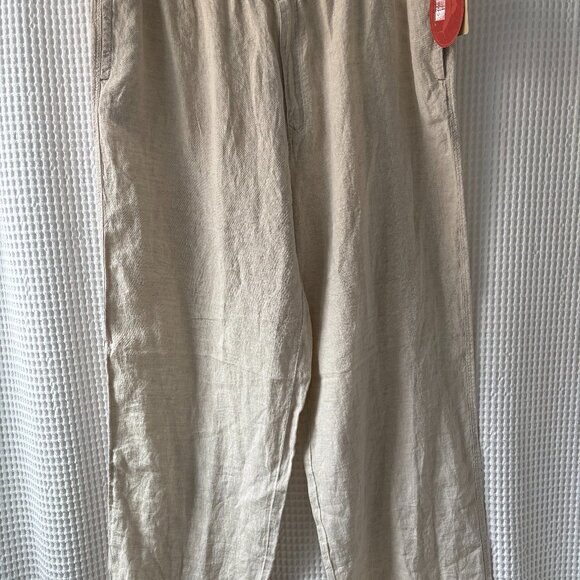 Tommy Bahama Relax Linen on the Beach lightweight pants natural men's size 3XLT - Picture 1 of 4